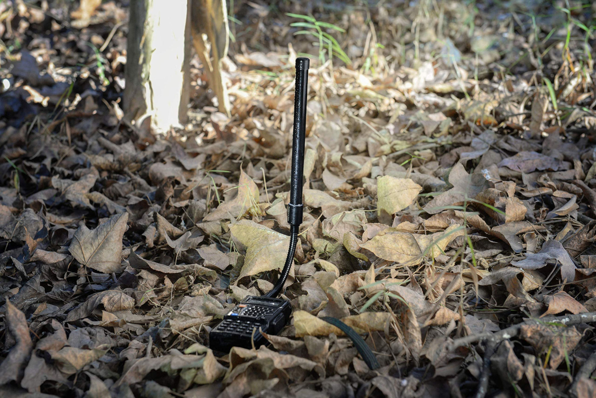 Тактична антена 33см Bingfu Gooseneck CS дводіапазонна VHF UHF Радіоаматорська антена, сумісна з радіостанцією Kenwood Baofeng - Зображення 3