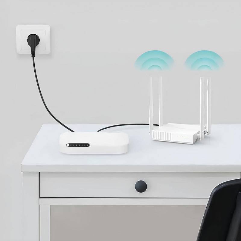 Повербанк-UPS для роутера 8800 мА/год (POE-631 IP) з китайською вилкою (тип CN) безперервне живлення без перебоїв - Зображення 6