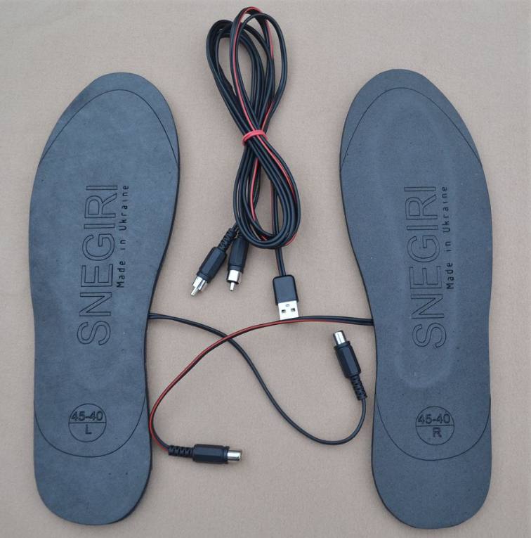 Устілки з підігрівом (45-40р) + дроти USB (1 вихід) - Зображення 3
