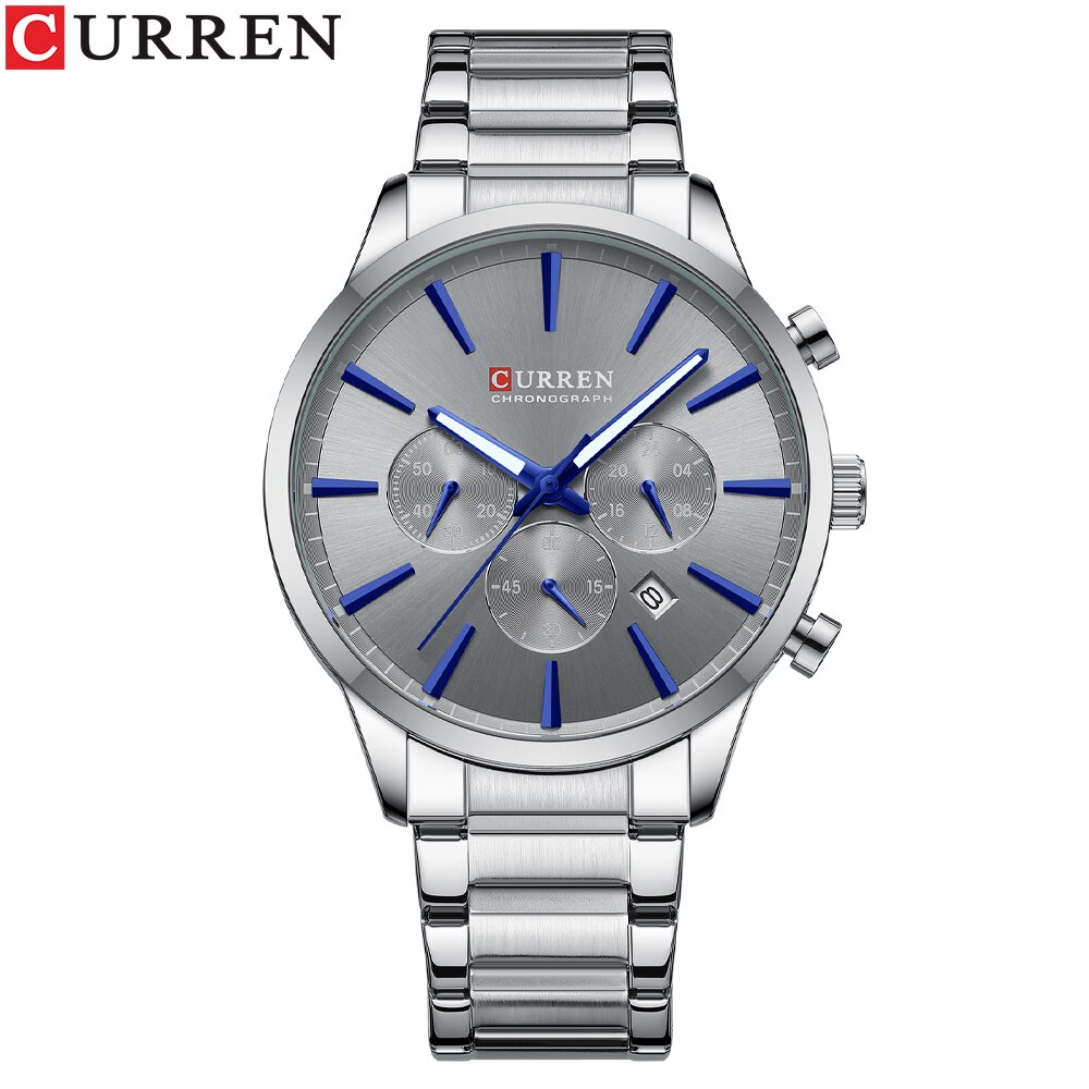 Чоловічий годинник Curren 8435 Silver-Grey