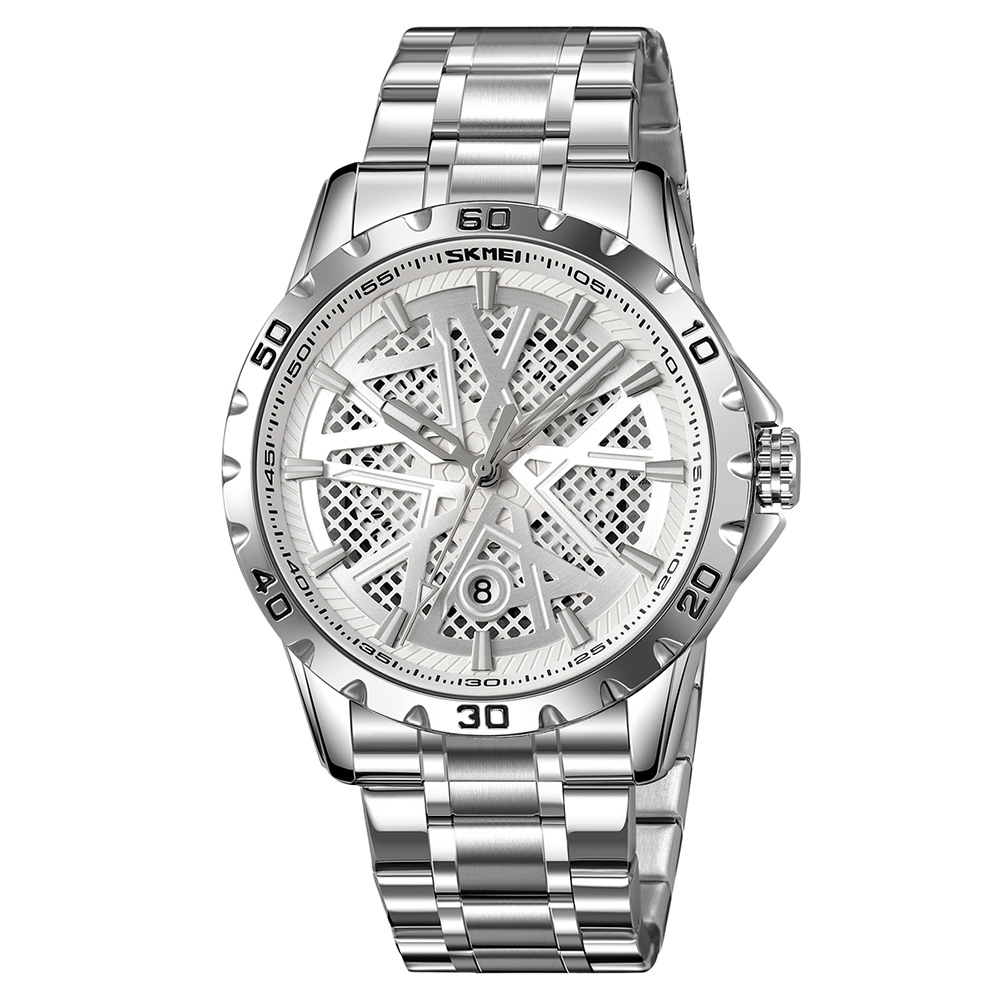 Чоловічий годинник Skmei 9337SISI Silver