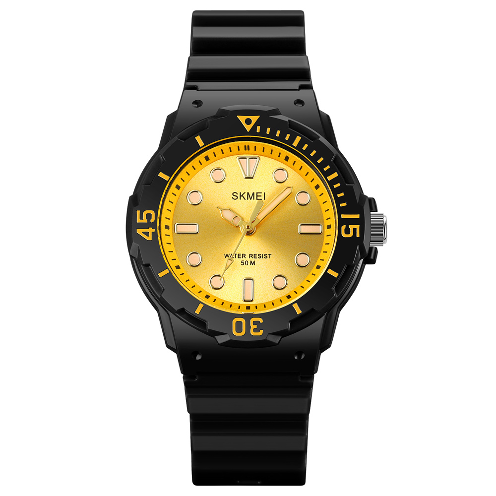 Жіночий годинник Skmei 2012BKGD Black-Gold