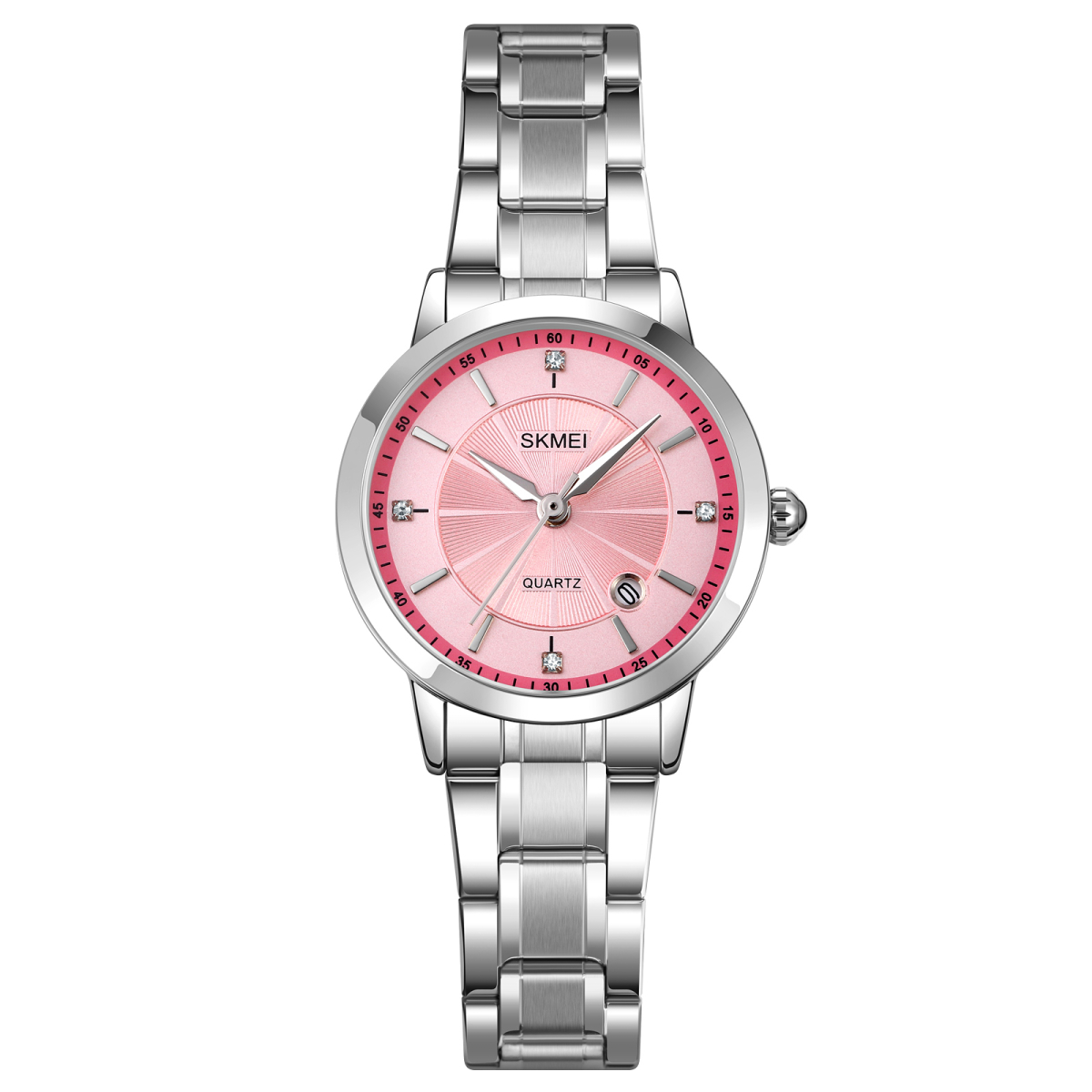 Жіночий годинник Skmei 1819SIPK Silver-Pink