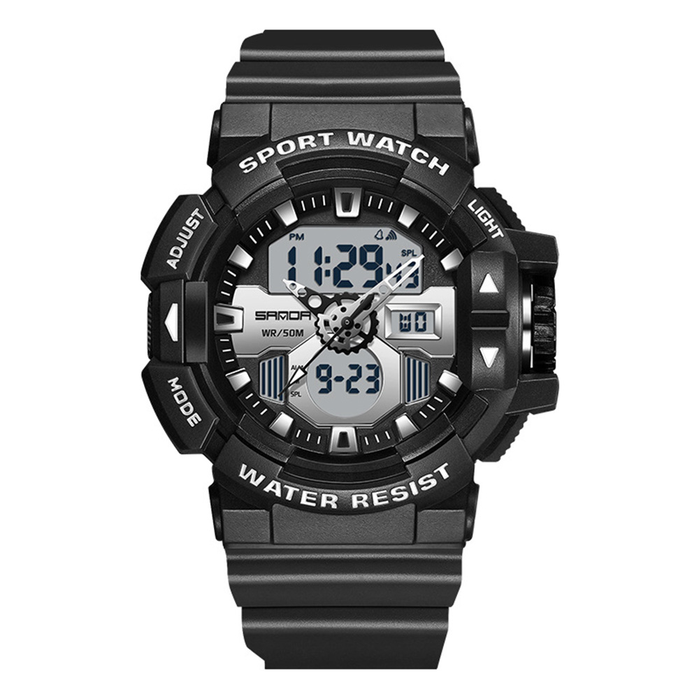Чоловічий годинник Sanda 3129 Black-White