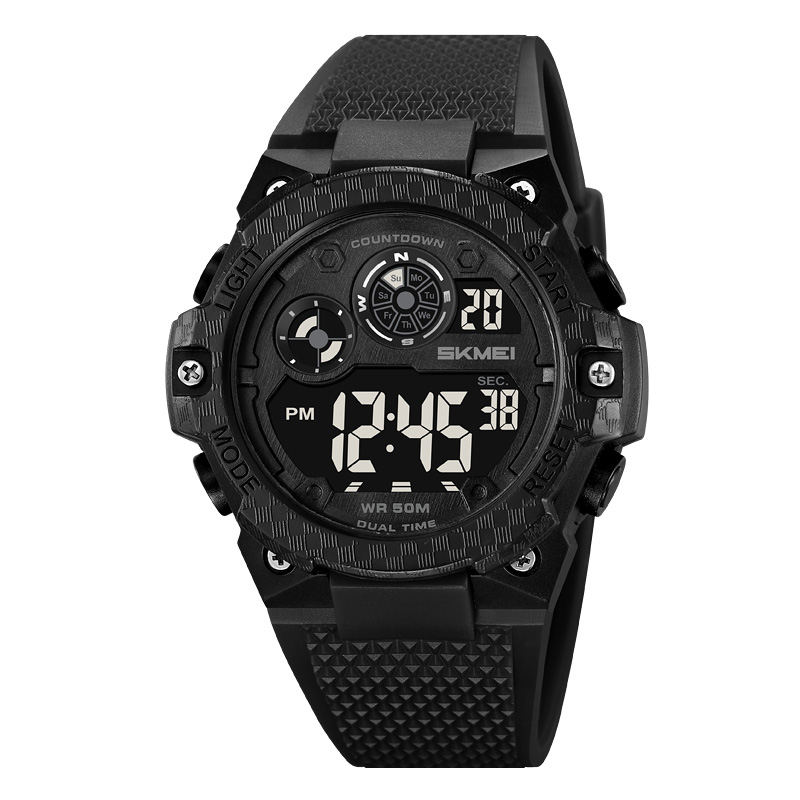 Спортивний чоловічий годинник Skmei 2337BKBK Black-Black
