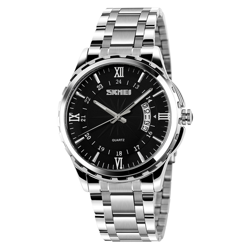 Чоловічий годинник Skmei 9069SIBK Silver-Black
