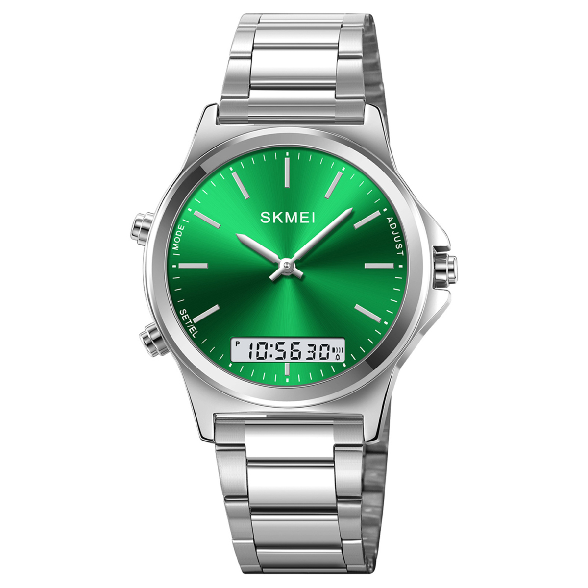 Наручний годинник Skmei 2120SIGN Silver-Green