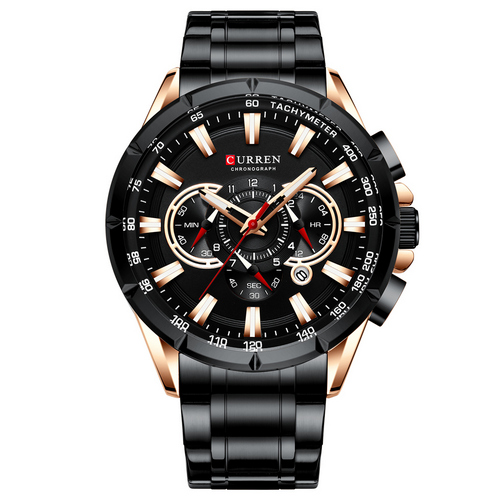 Curren 8363 Black-Cuprum