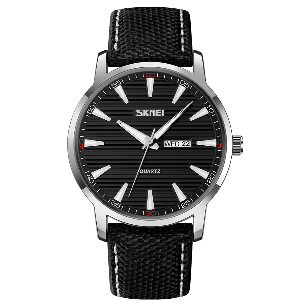 Чоловічий годинник Skmei 9303SIBK Silver-Black