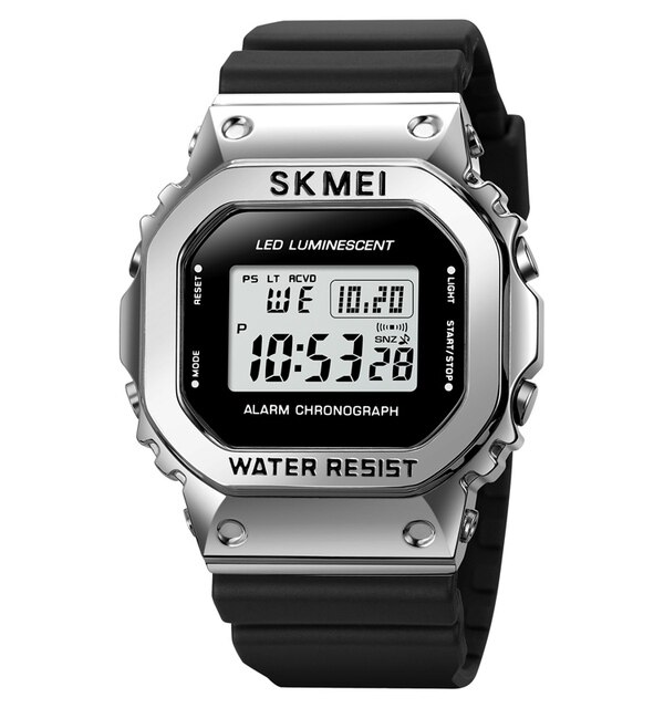 Наручний годинник Skmei 1851SIBK Silver Black