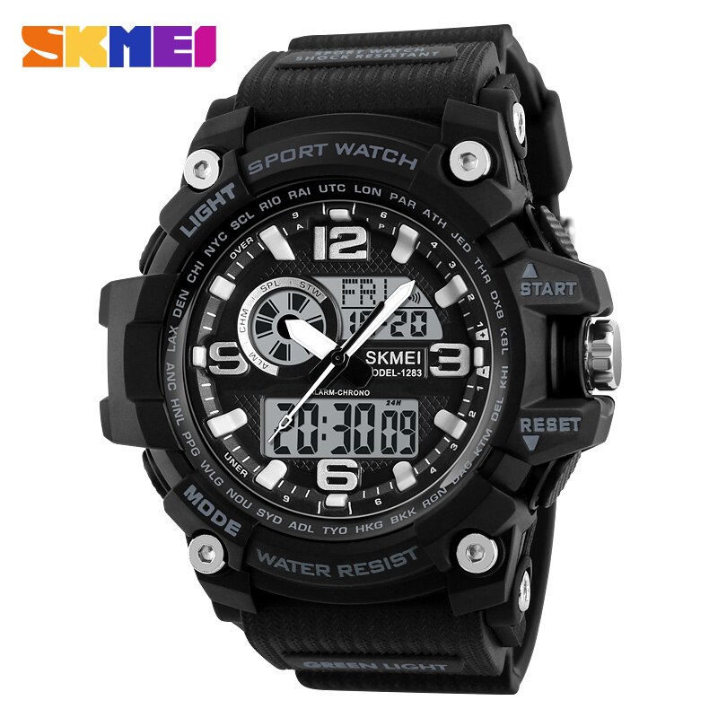 Чоловічий годинник Skmei 1283 All Black.