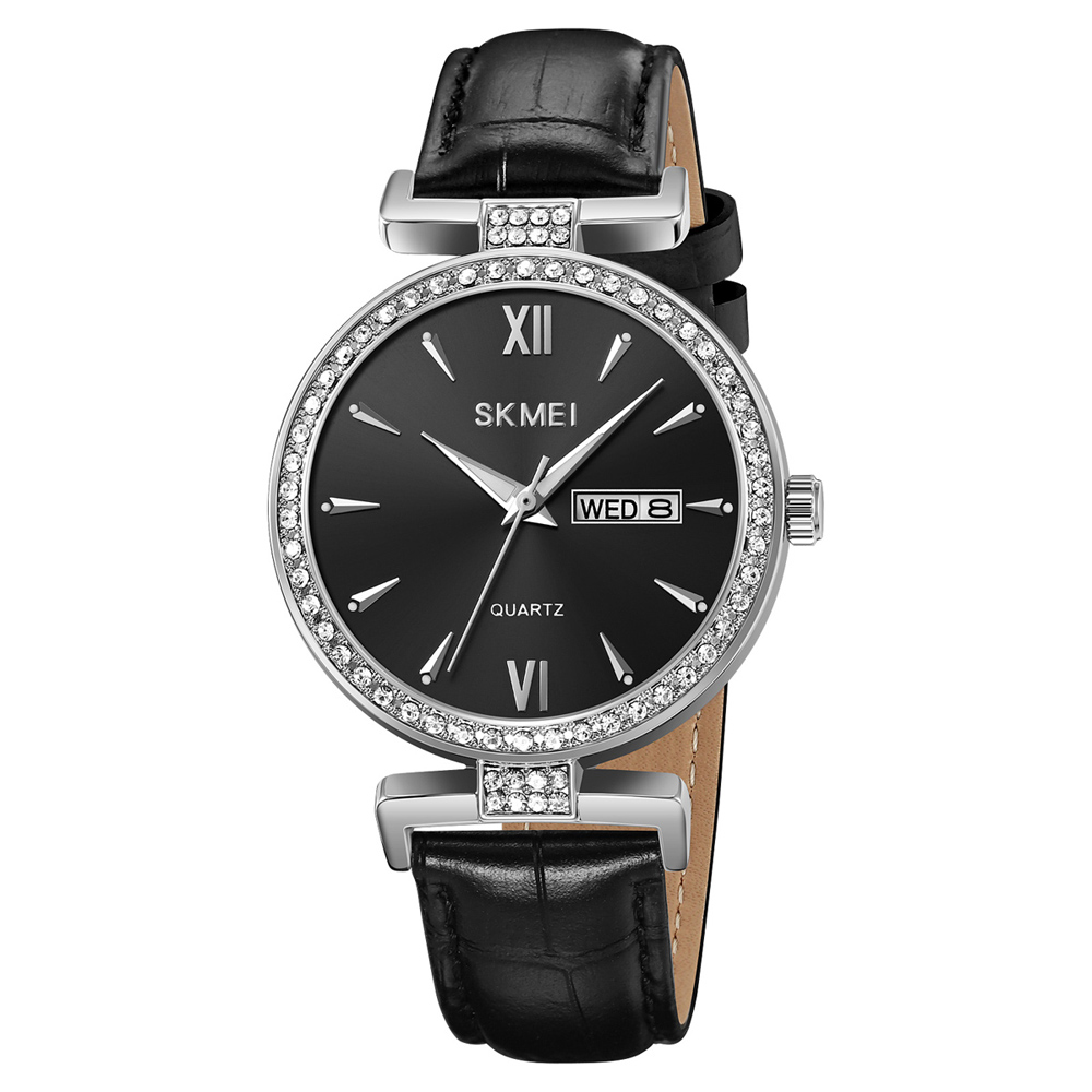 Жіночий годинник Skmei 2090SIBK Silver-Black