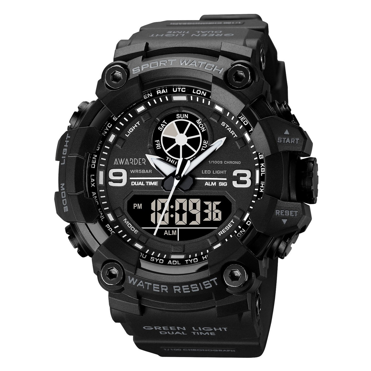 Чоловічий годинник Awarder 001 Black