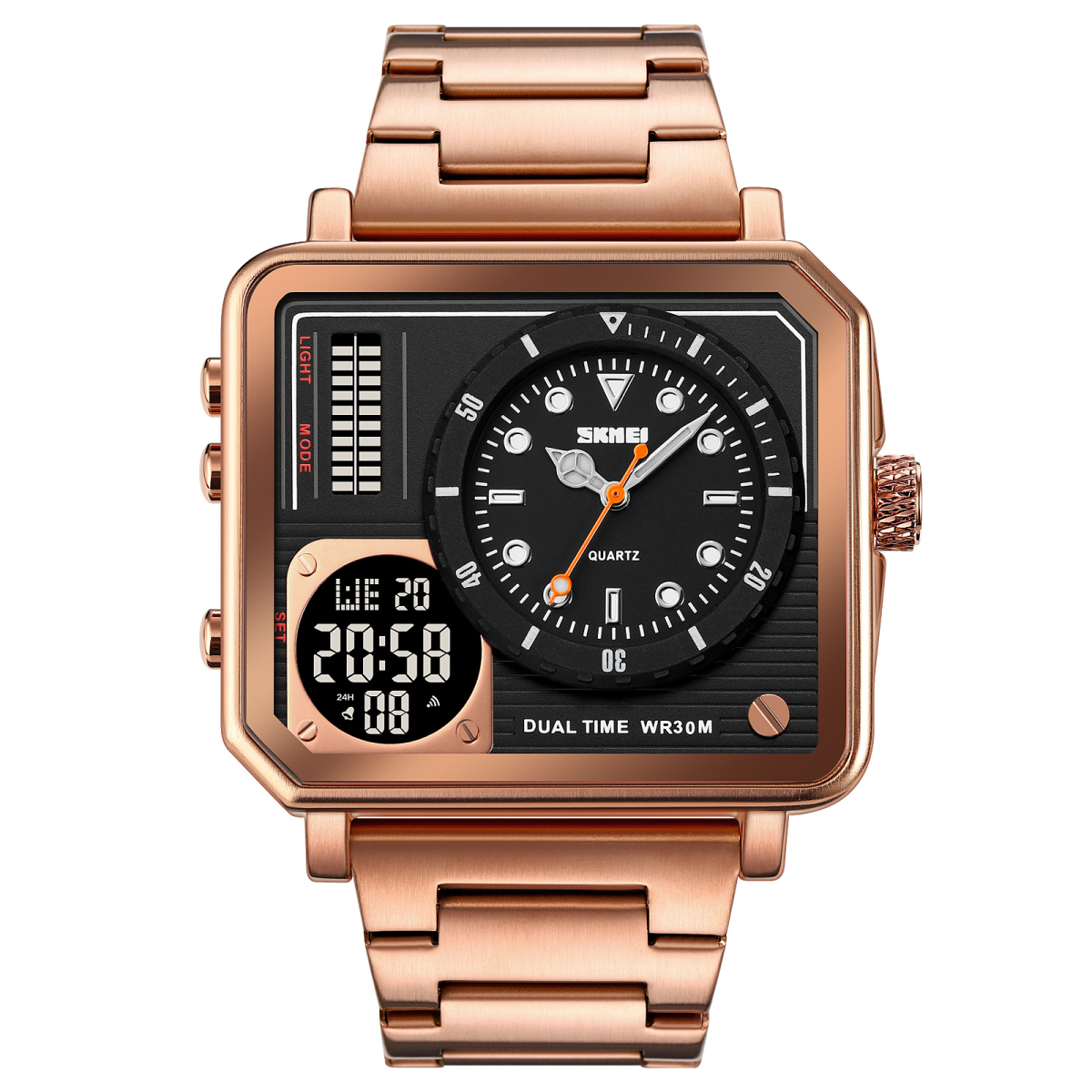 Чоловічий годинник Skmei 2025RG Rose Gold