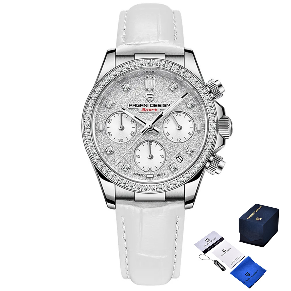 Жіночий годинник Pagani Design PD-1730 Silver-White S