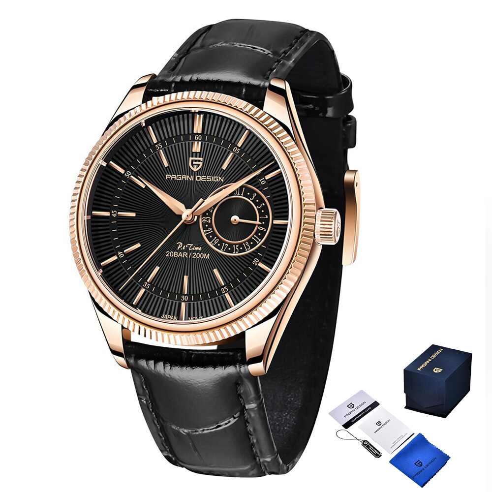 Чоловічий годинник Pagani Design PD-1689 Gold-Black