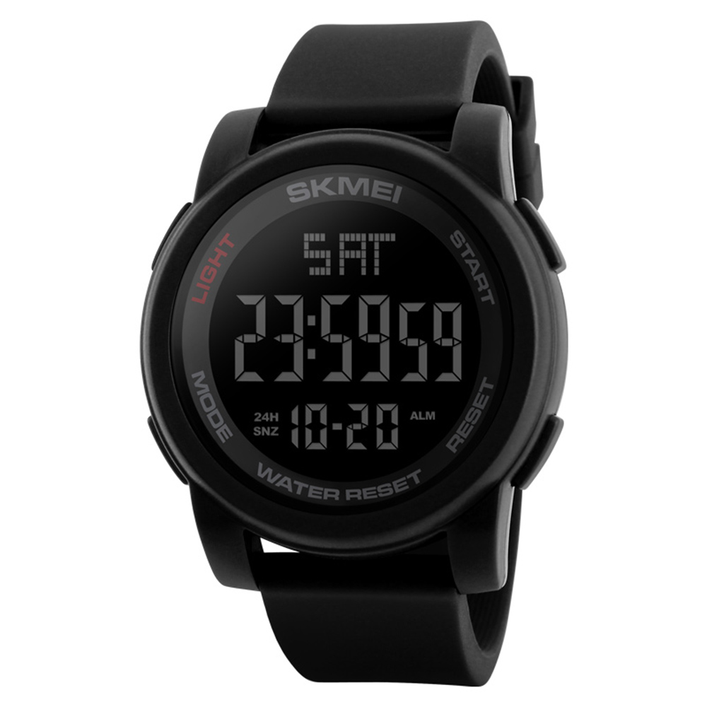 Чоловічий годинник Skmei 1257BK All Black