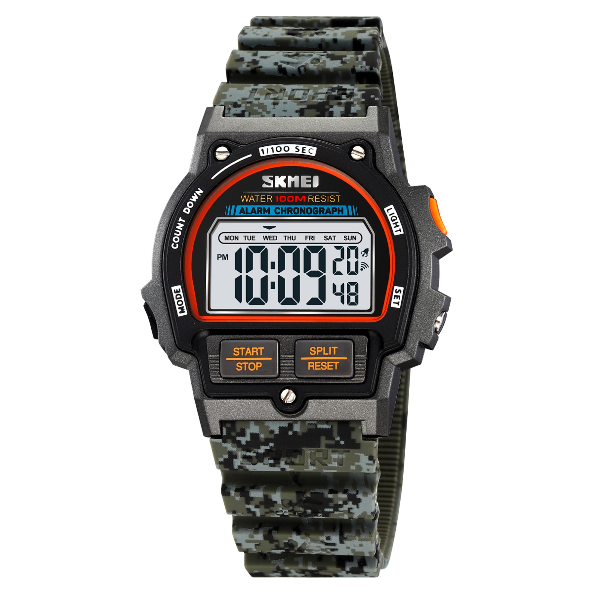 Годинник наручний Skmei 2263CMAG Army Green Camouflage