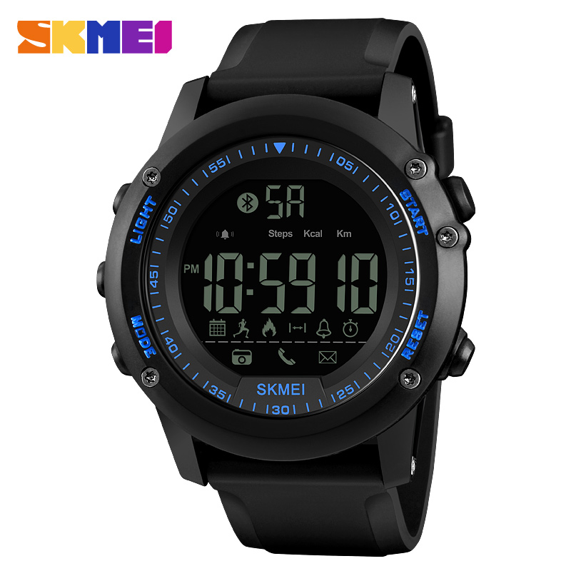 Чоловічий годинник Skmei 1321BU Blue Bluetooth