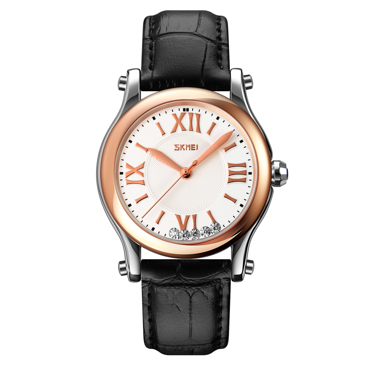 Жіночий годинник Skmei 9265BKSI Black-Silver