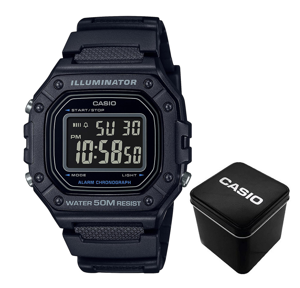 Чоловічий годинник Casio W-218H-1B
