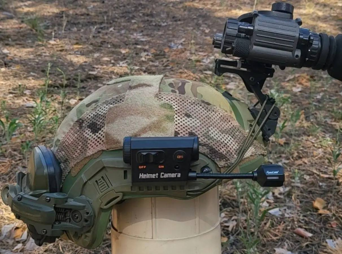 Тактична екшн камера RunCam з кріпленням на військовий шолом 1920*1080 60 кадрів за секунду вбудований WiFi - Зображення 8