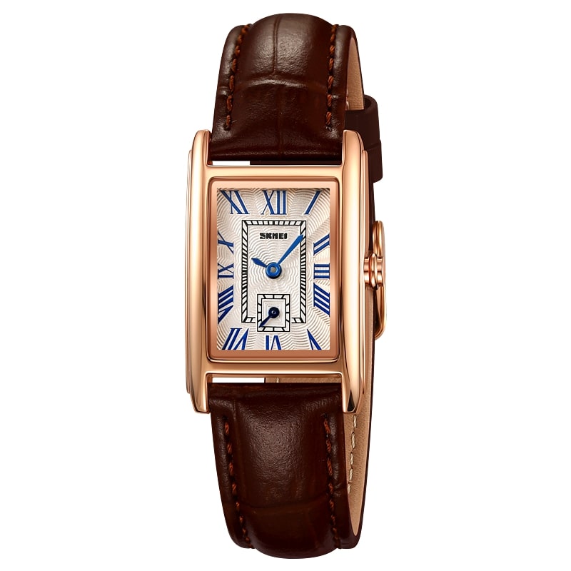 Класичний жіночий годинник Skmei 2297RGBN Rose Gold-Brown