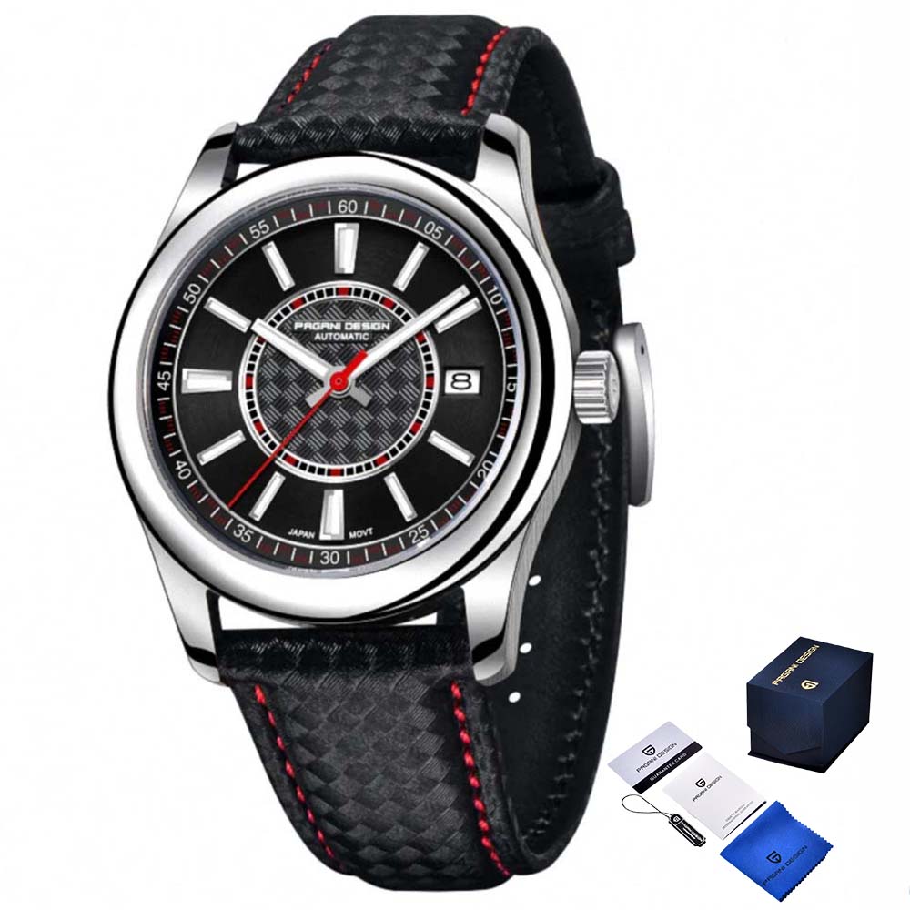 Чоловічий годинник Pagani Design PD-1778 Silver-Red