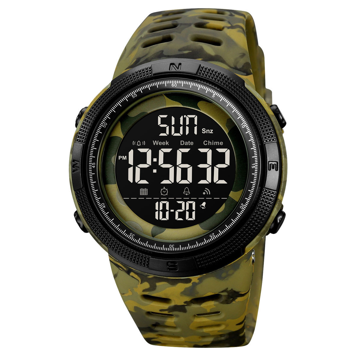 Чоловічий годинник Skmei 2070CMGN Camo Green