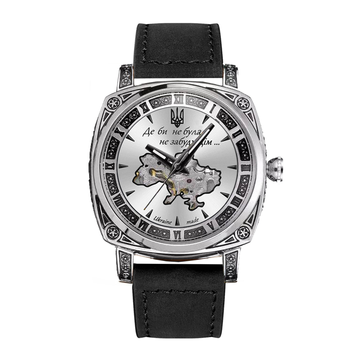 Жіночий годинник Awarder 021 Де би не була Silver-Silver-Black
