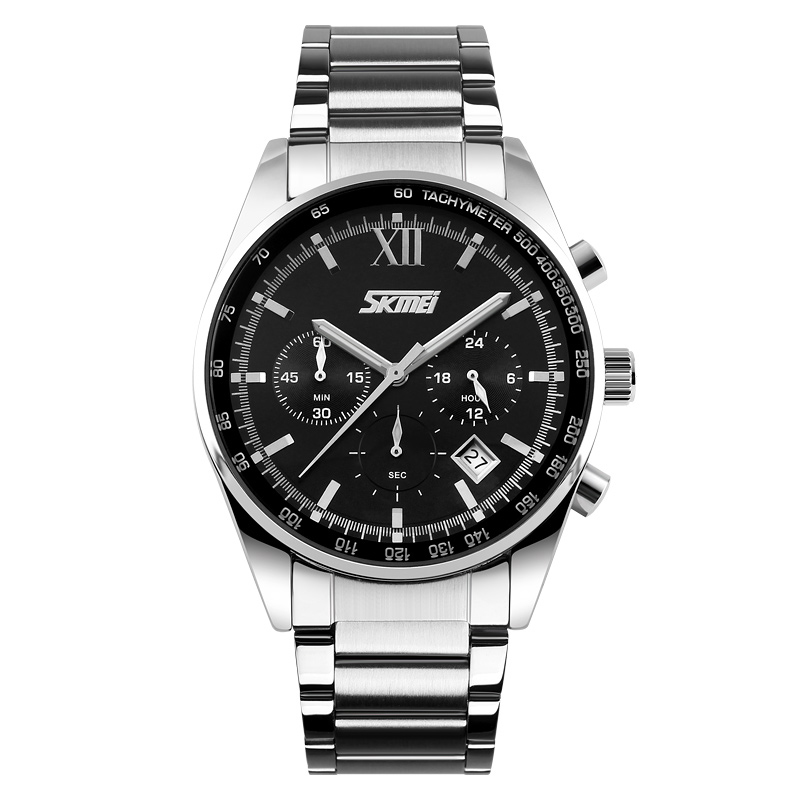 Чоловічий годинник Skmei 9096BK Black