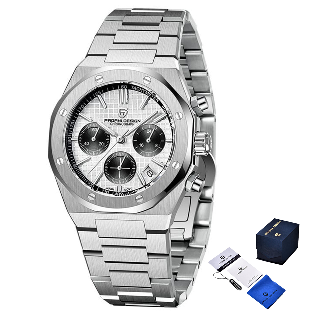 Чоловічий годинник Pagani Design PD-1707 Silver-Silver