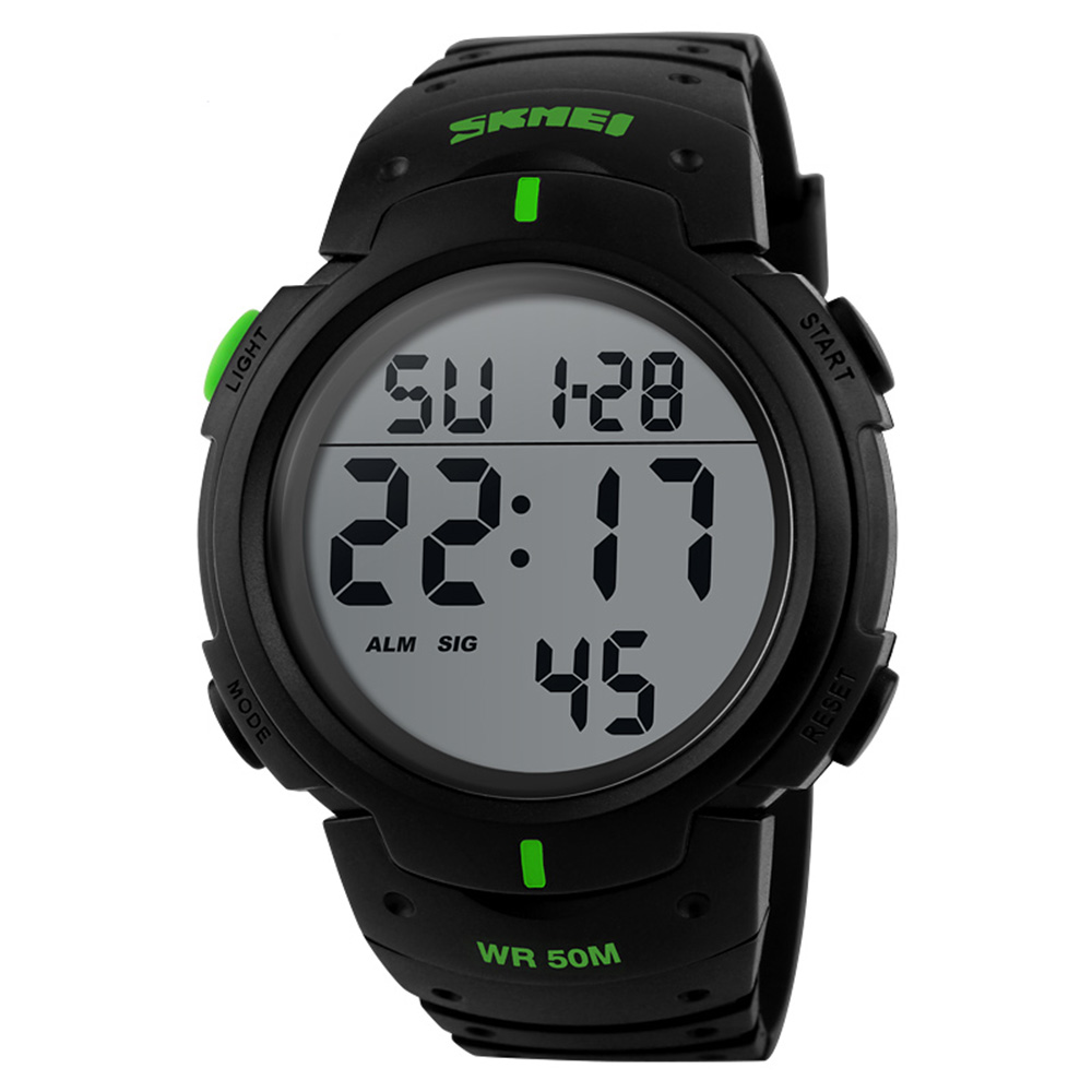 Чоловічий годинник Skmei 1068GN Black-Green