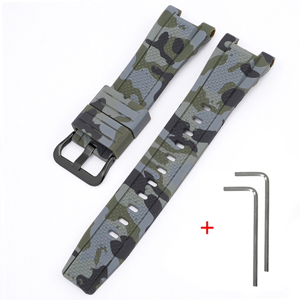 Ремінець для Casio G-Shock GST-W300 Camo Green BK