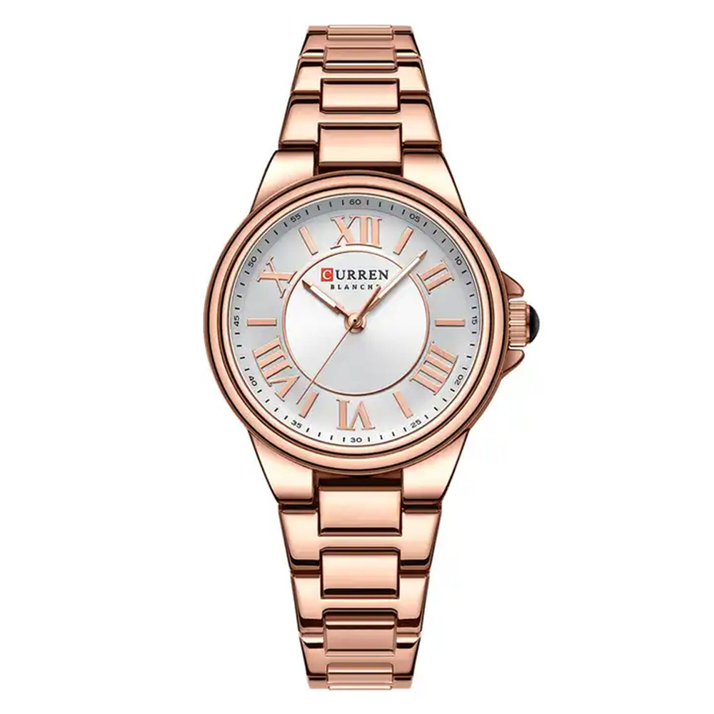Жіночі годинники Curren 9091 Rose Gold-White