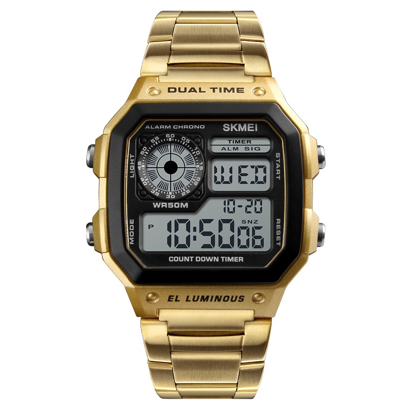 Чоловічий годинник Skmei 1335GD Gold