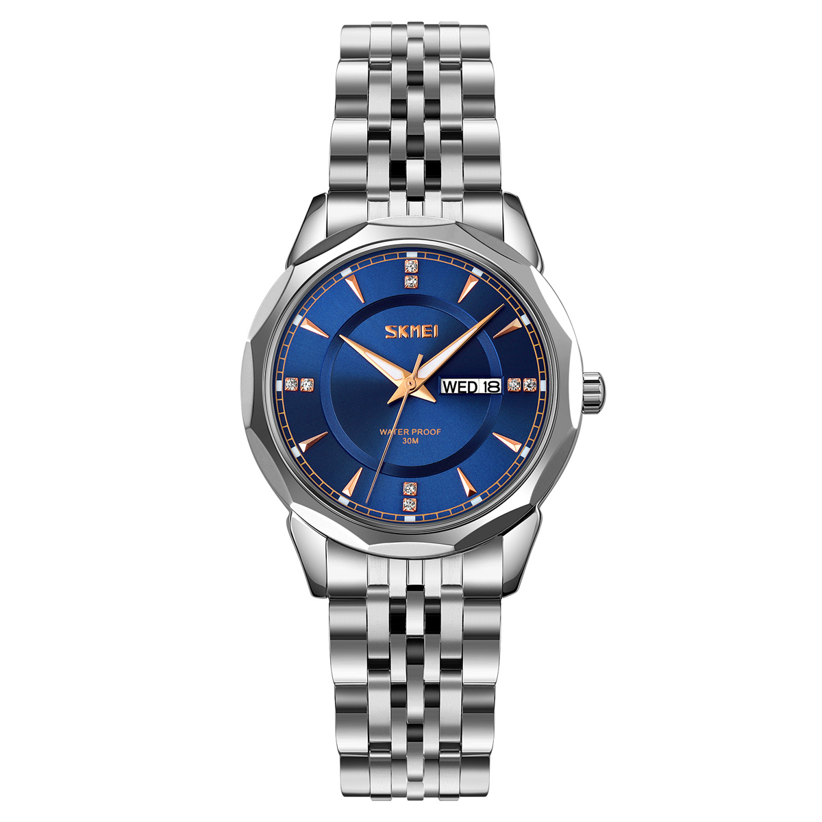 Жіночий годинник Skmei 9264SIBU Silver-Blue