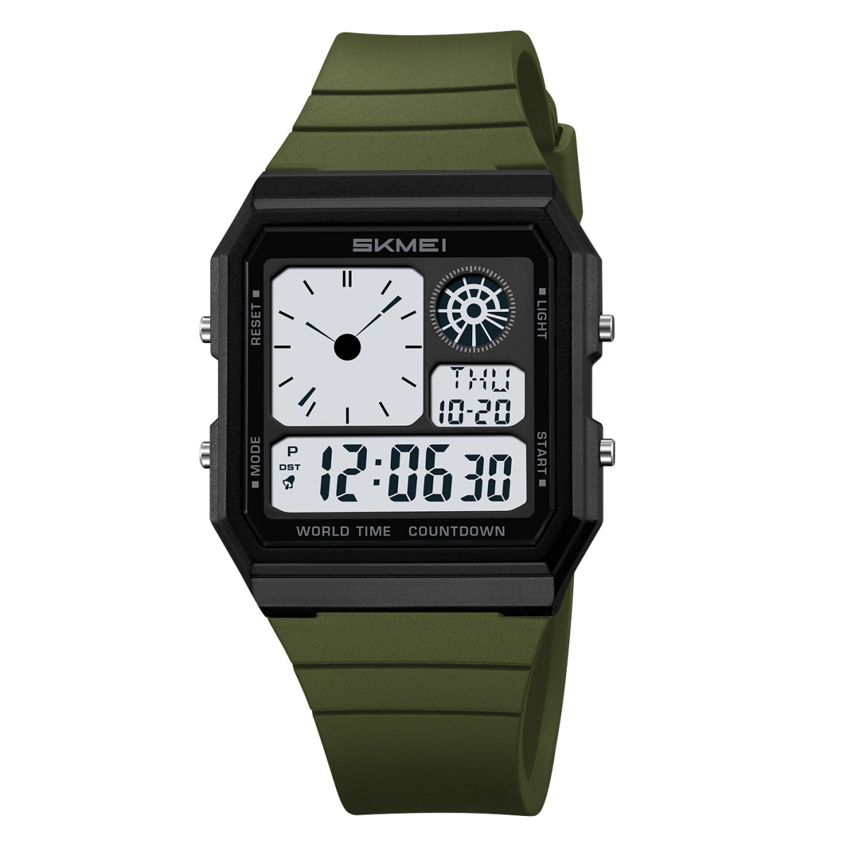 Годинник наручний Skmei 2347AG Army Green