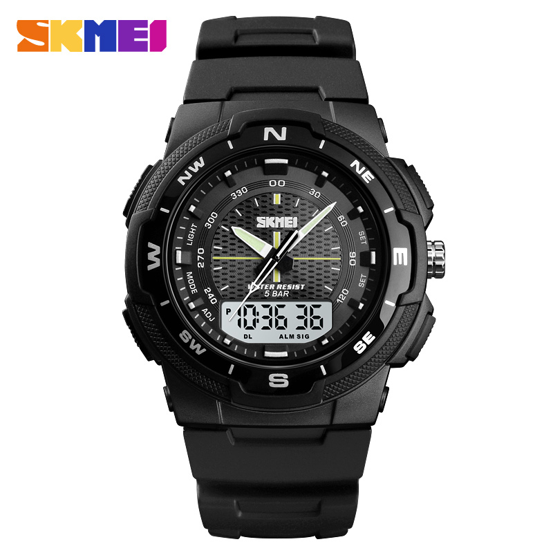 Чоловічий годинник Skmei 1454BKWT Black-White