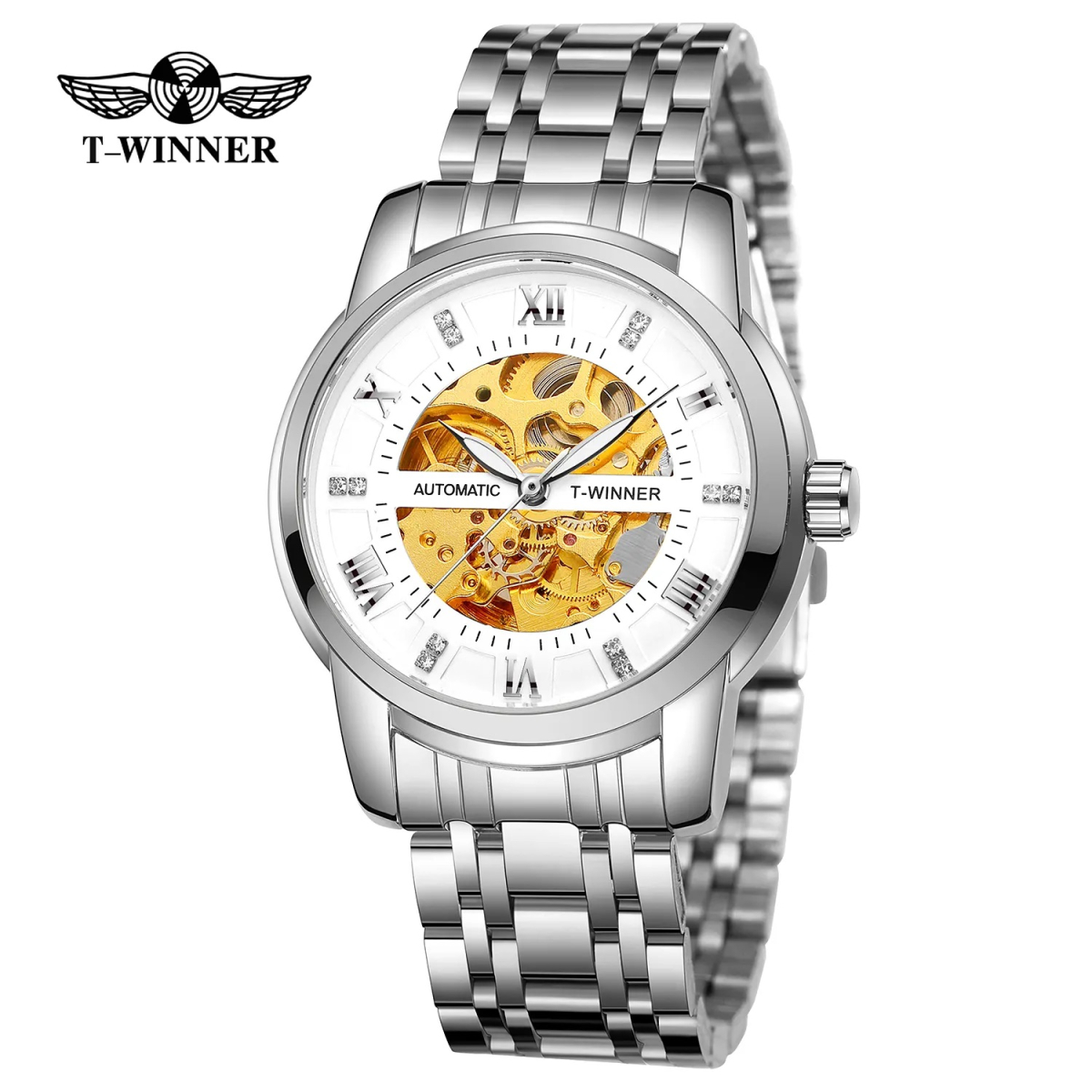 Forsining 8241 Silver-White