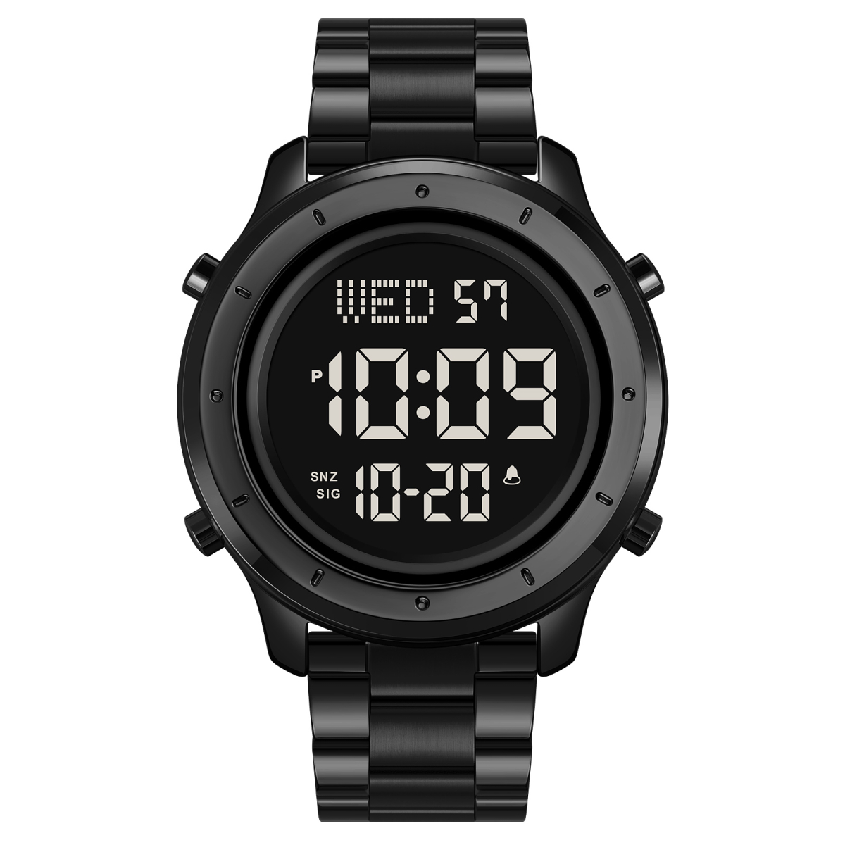 Чоловічий годинник Skmei 1864SBKBK Black-Black Steel