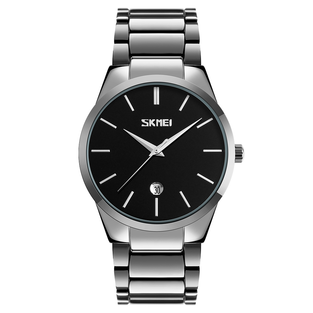 Чоловічий годинник Skmei 9140SIBK Silver-Black