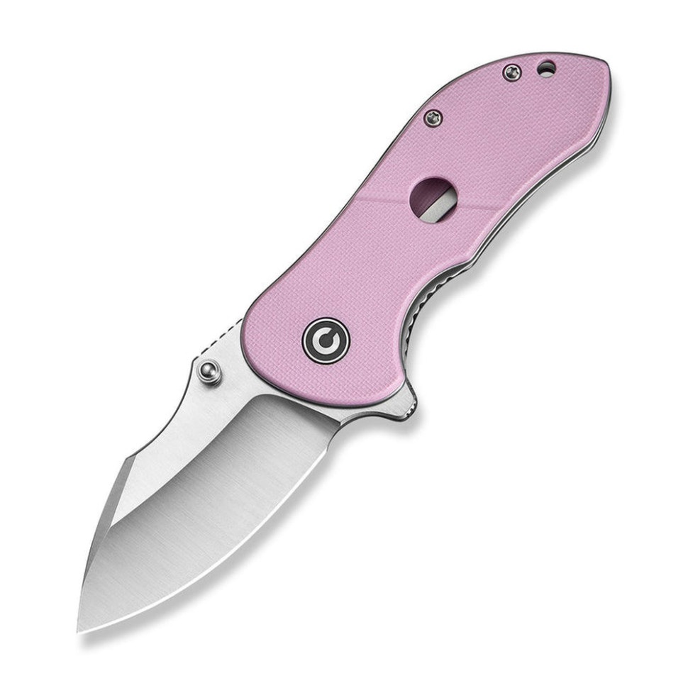 Ніж складаний кишеньковий Civivi Gordo, (6.4 см) D2 / G10 рожевий