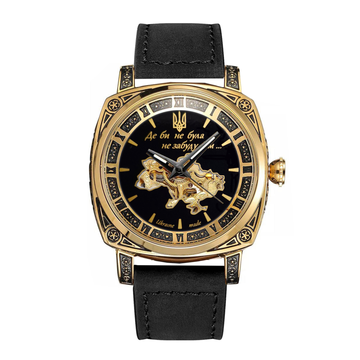 Жіночий годинник Awarder 021 Де би не була Gold-Black-Black