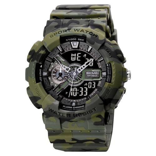 Чоловічий годинник Skmei 1688 Green-Black Military