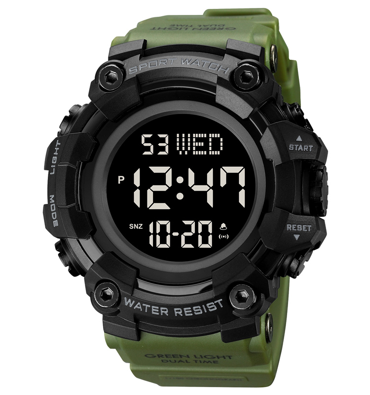 Чоловічий годинник Skmei 1968 Military-Black