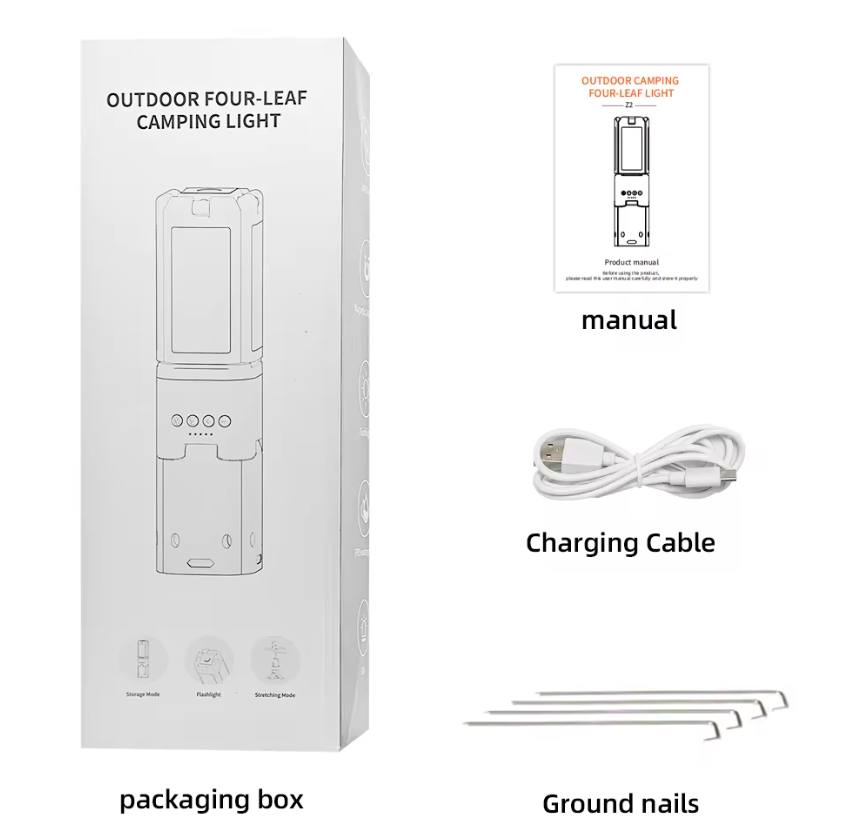Телескопічний портативний LED-ліхтар – лампа 3-в-1 з Power Bank 14000 mAh, із перезарядкою, водозахищений IPX5 6000 lm - Зображення 17