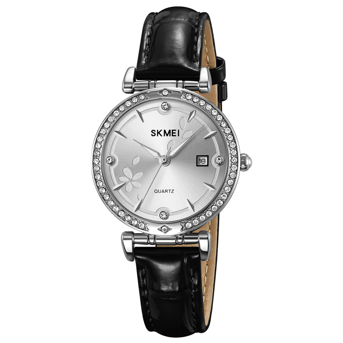 Класичний жіночий годинник Skmei 2169SIBK Silver-Black
