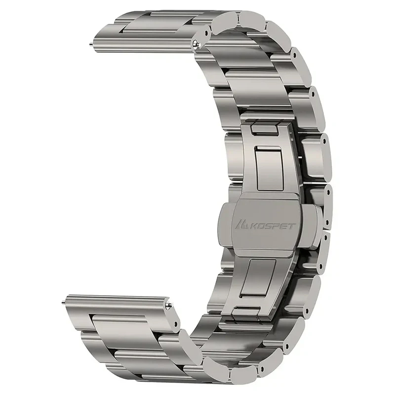 Сталевий браслет KOSPET 22 мм Silver