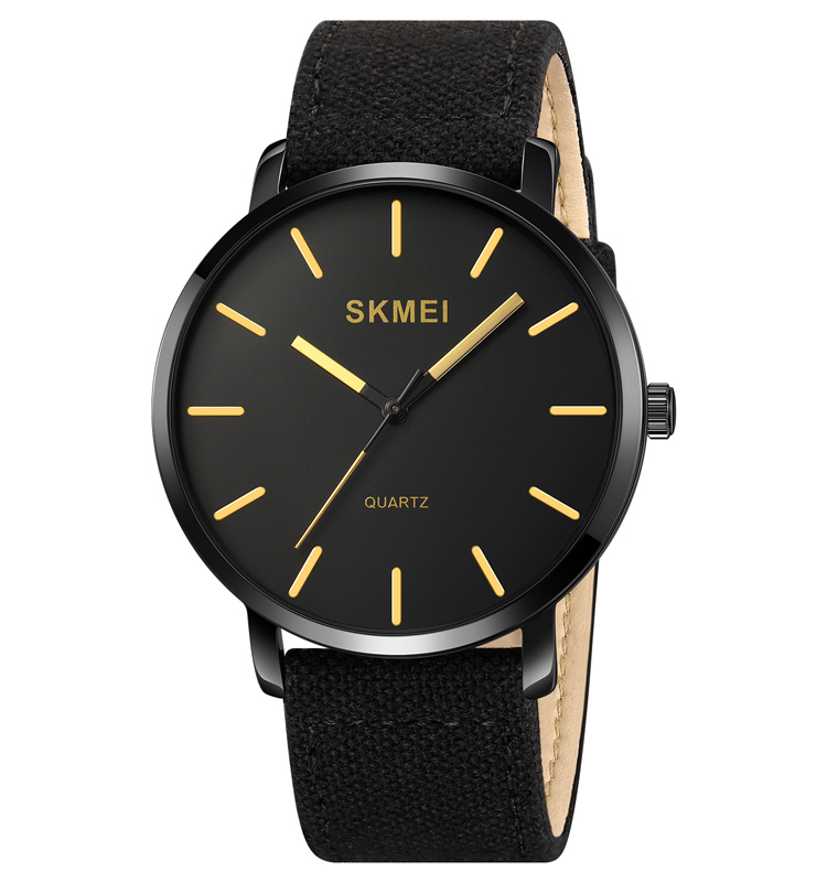 Чоловічий годинник Skmei 1984BGD Gold-braided belt